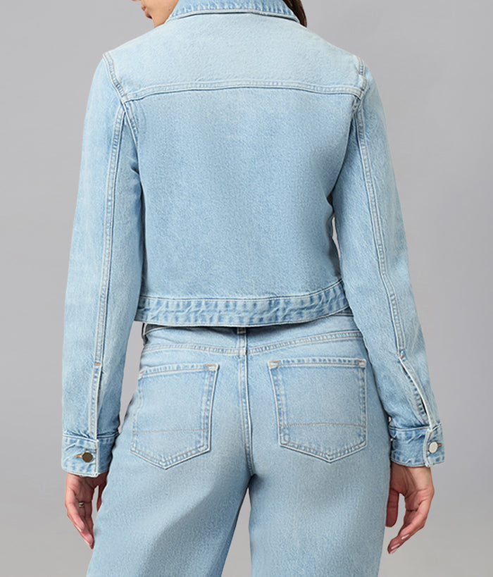 SABRINA-WB Classic Denim Jacket