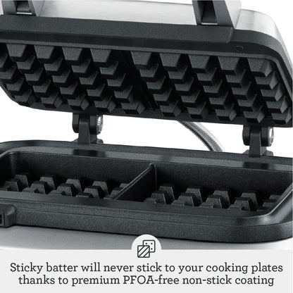Sage the Smart Waffle™ Pro Waffle Maker | BWM620UK Sage Grill Euronics Ireland