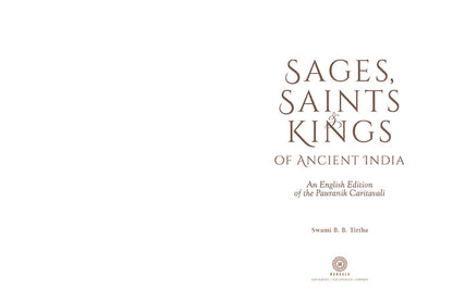 Sages, Saints & Kings of Ancient India
