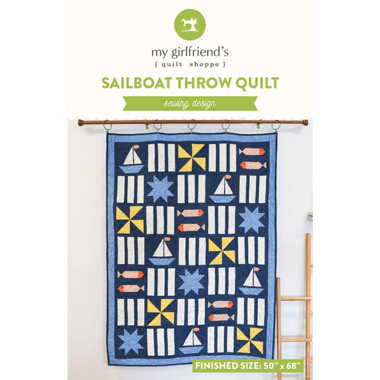 Sailboat Throw Quilt (Downloadable Pattern)
