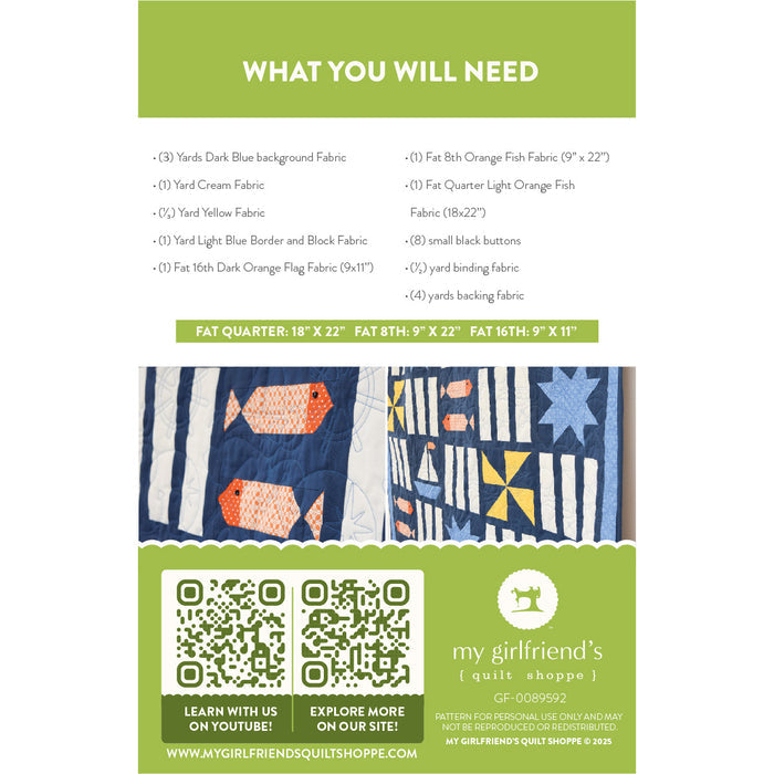 Sailboat Throw Quilt (Downloadable Pattern)