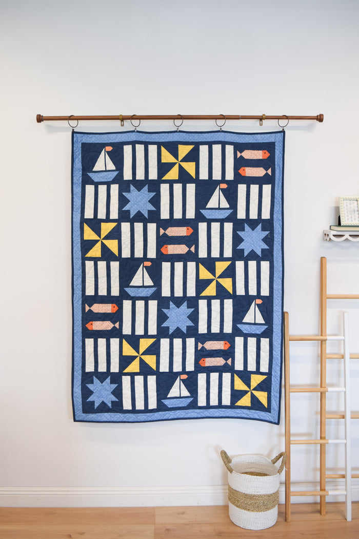 Sailboat Throw Quilt (Downloadable Pattern)