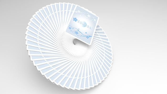 Sakura V2 Winter Edition Playing Cards by US Playing Card Co.