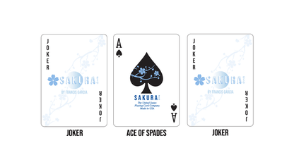 Sakura V2 Winter Edition Playing Cards by US Playing Card Co.