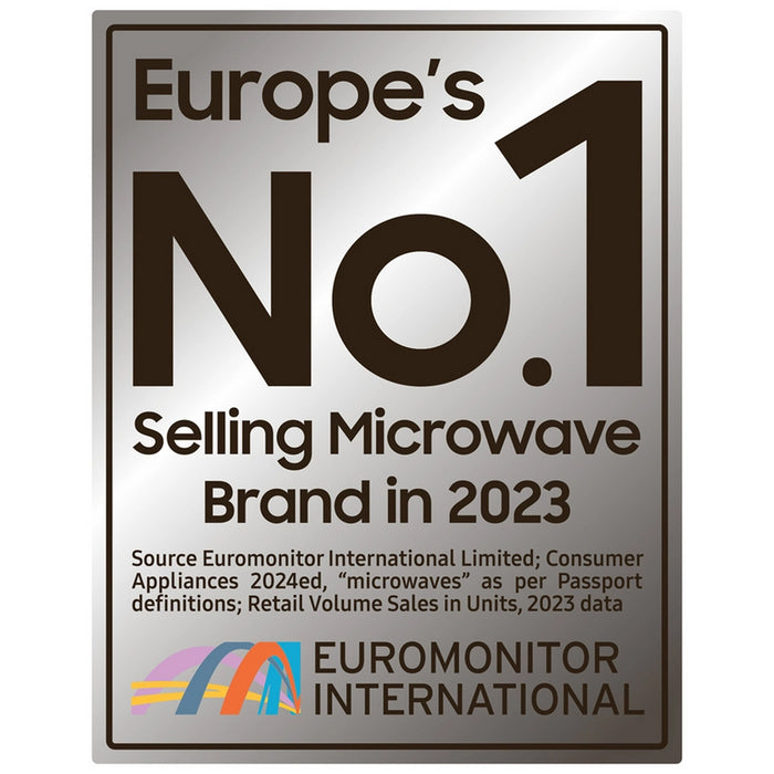 Samsung MS23K3515AK 23L Solo Microwave Oven with Triple Distribution System Black