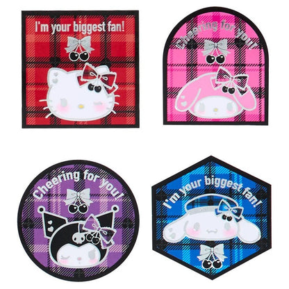 Sanrio Characters 28-pc Sticker Pack (Rock ’n’ Check Series) Stationery Japan Original