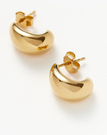 Savi Dome Small Hoop Earrings Earrings Missoma