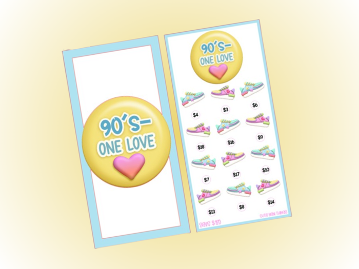 Savings Insert & Envelope Bundle | 90s One Love