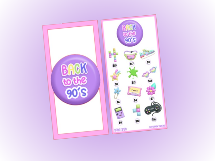 Savings Insert & Envelope Bundle | Back to the 90s