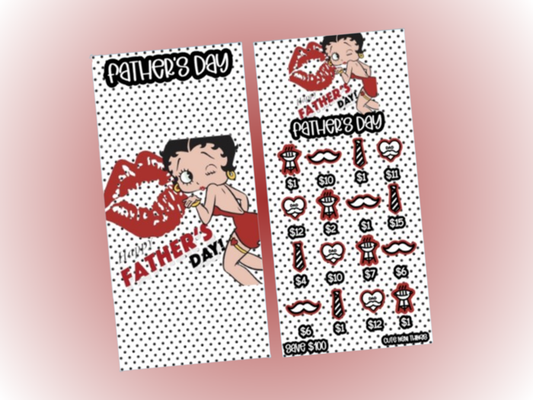 Savings Insert & Envelope Bundle | Betty Boop Holidays | Father's Day
