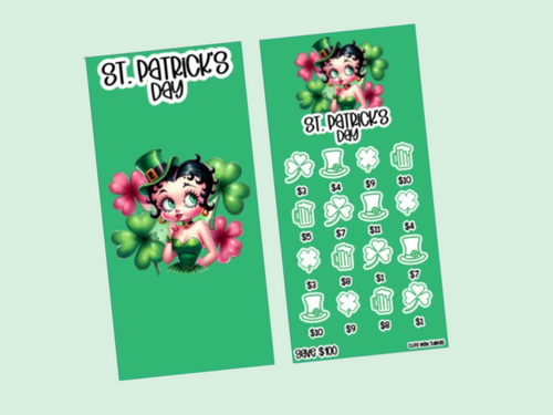 Savings Insert & Envelope Bundle | Betty Boop Holidays | St. Paddy's Day