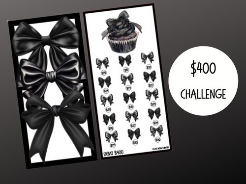 Savings Insert & Envelope Bundle | BLK Cupcake Duo