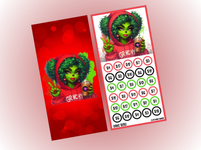 Savings Insert & Envelope Bundle | Grinchy