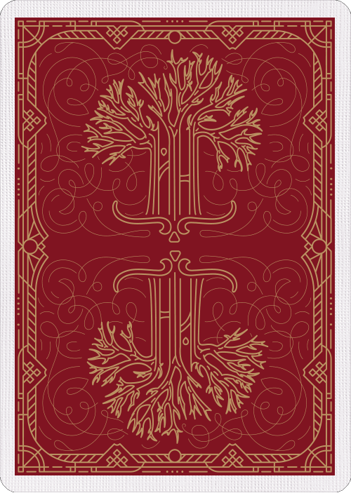 Scarlet Philtre Playing Cards by Riffle Shuffle Playing Card Company