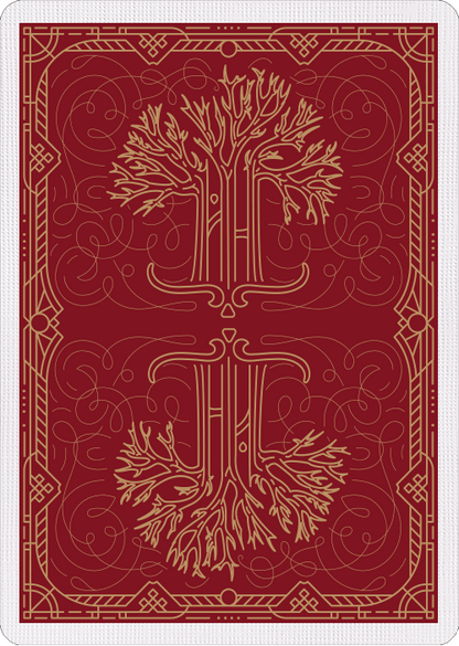 Scarlet Philtre Playing Cards by Riffle Shuffle Playing Card Company