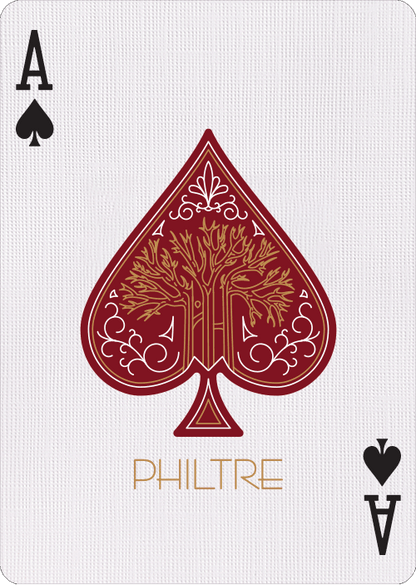 Scarlet Philtre Playing Cards by Riffle Shuffle Playing Card Company