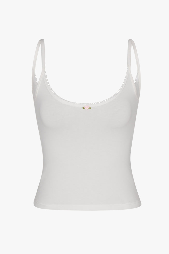 SCOOP BACK CAMI IN CLOUD