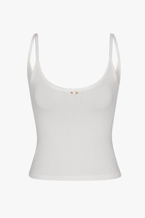 SCOOP BACK CAMI IN CLOUD