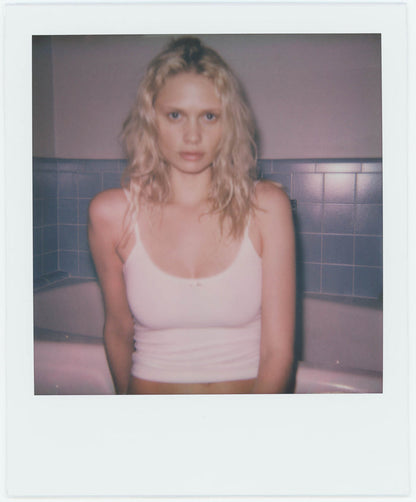SCOOP BACK CAMI IN CLOUD