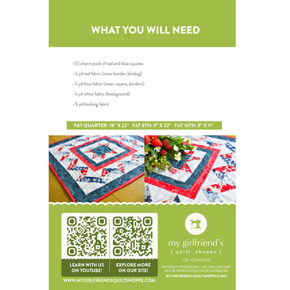 Scrappy Starburst Table Topper (Downloadable Pattern)