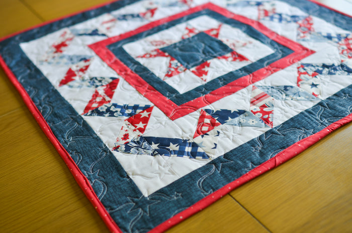 Scrappy Starburst Table Topper (Downloadable Pattern)