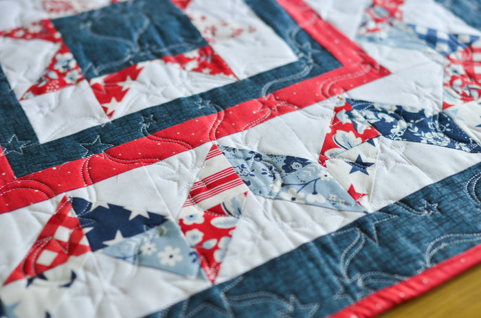 Scrappy Starburst Table Topper (Downloadable Pattern)