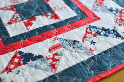 Scrappy Starburst Table Topper (Downloadable Pattern)