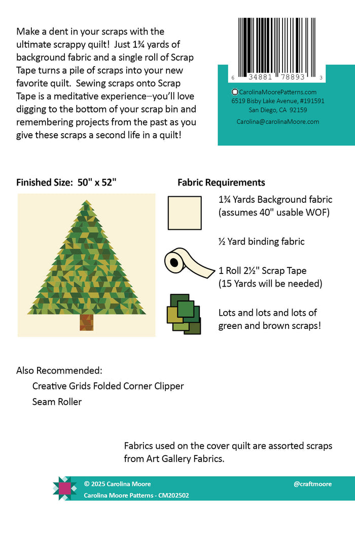 Scrappy Tree - Printed