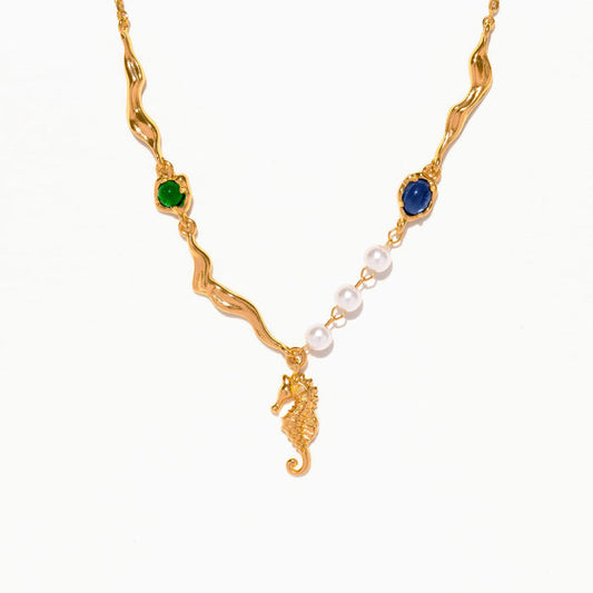 Seahorse Shore Necklace