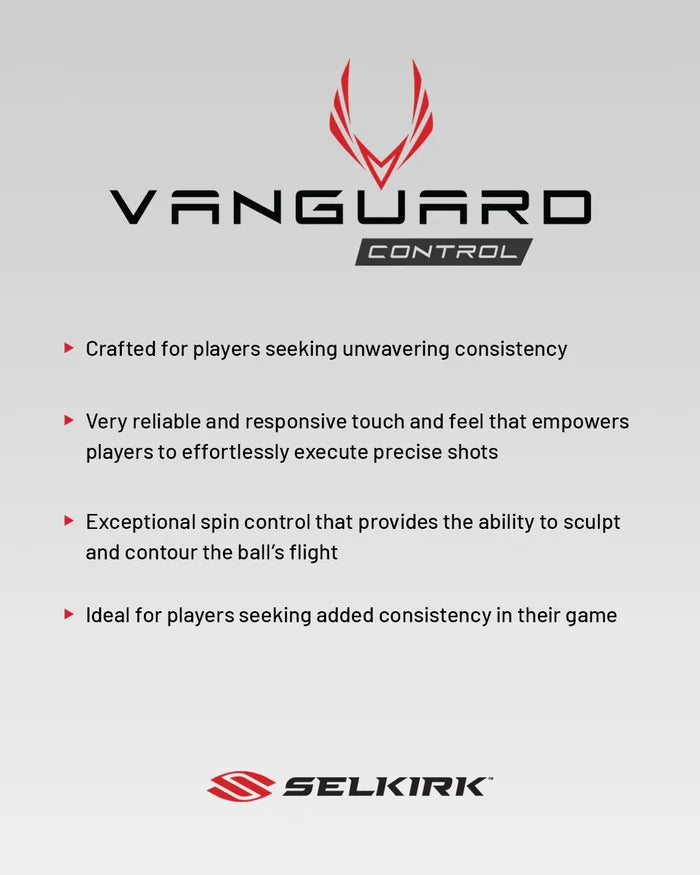 Selkirk Vanguard Control Pickleball Paddle