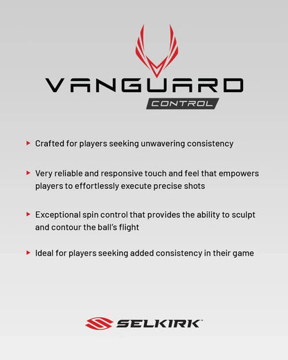 Selkirk Vanguard Control Pickleball Paddle