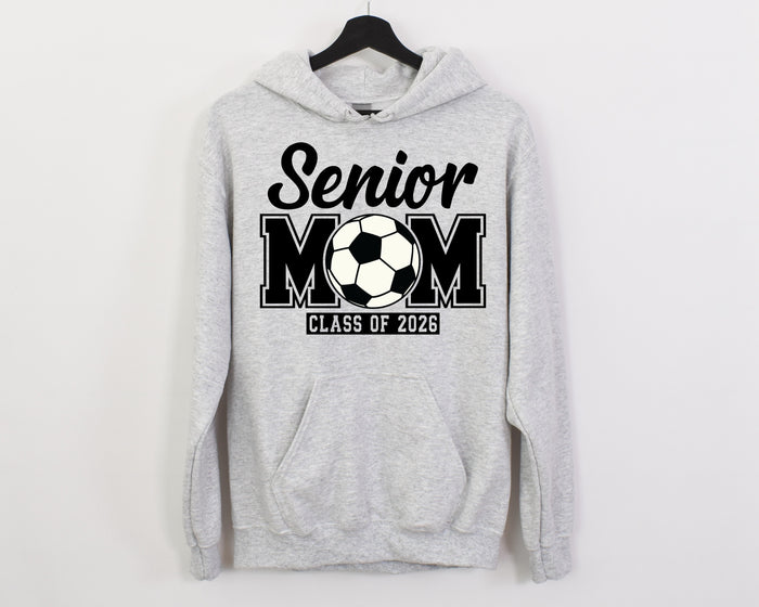 Senior Mom Personalized Soccer Hoodie Sweatshirt