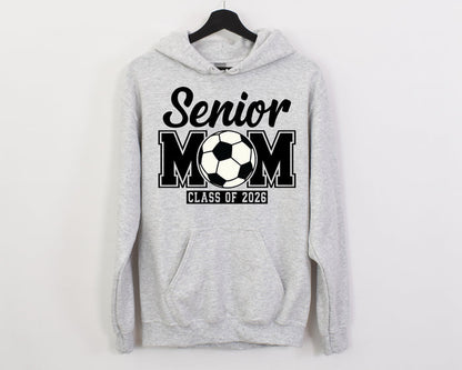 Senior Mom Personalized Soccer Hoodie Sweatshirt