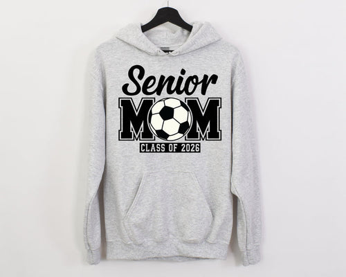 Senior Mom Personalized Soccer Hoodie Sweatshirt