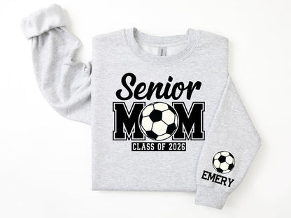 Senior Mom Personalized Soccer Sweatshirt