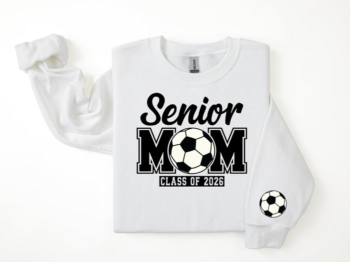 Senior Mom Personalized Soccer Sweatshirt