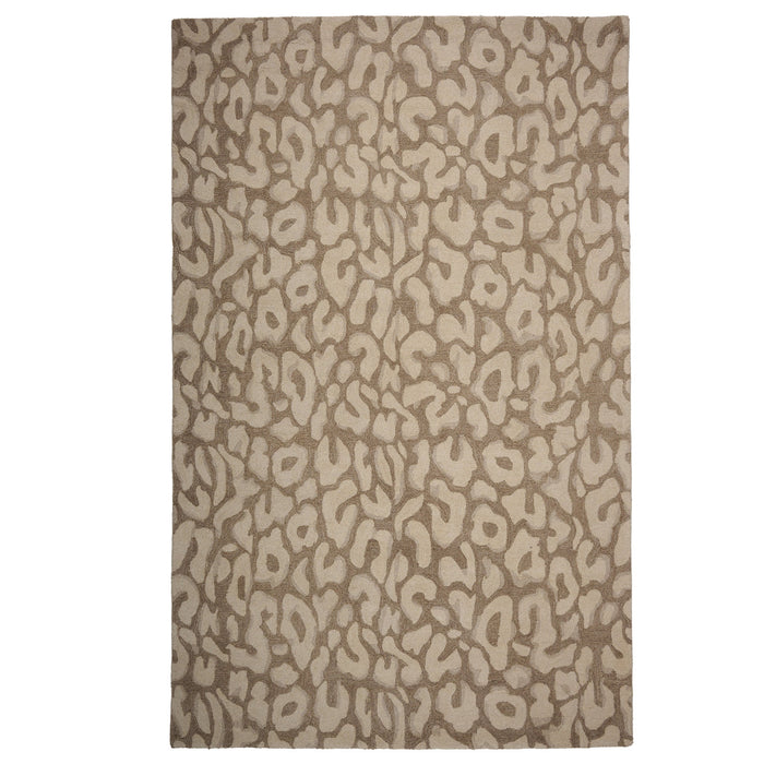 Serengeti-Leopard Taupe Hand Tufted Rug Rectangle image