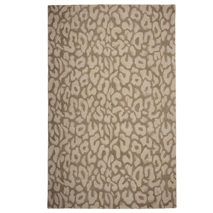 Serengeti-Leopard Taupe Hand Tufted Rug Rectangle image