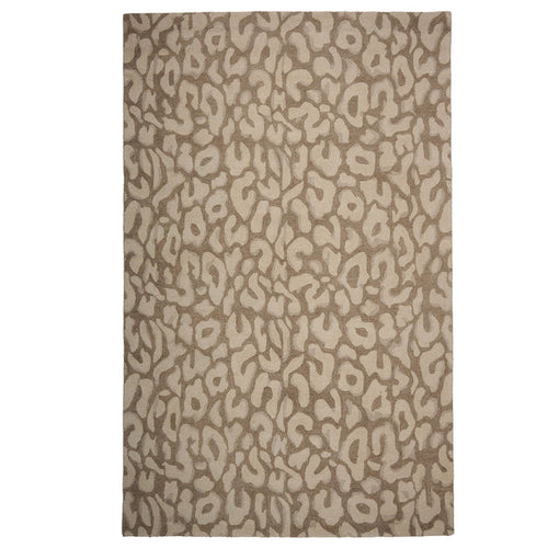 Serengeti-Leopard Taupe Hand Tufted Rug Rectangle image