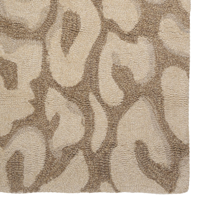 Serengeti-Leopard Taupe Hand Tufted Rug Rectangle image