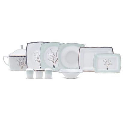 Service de table Karaca Fine Pearl Banyan pour 12 personnes, 62 pièces