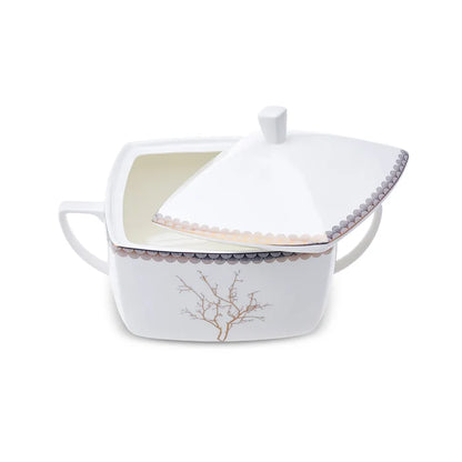 Service de table Karaca Fine Pearl Banyan pour 12 personnes, 62 pièces