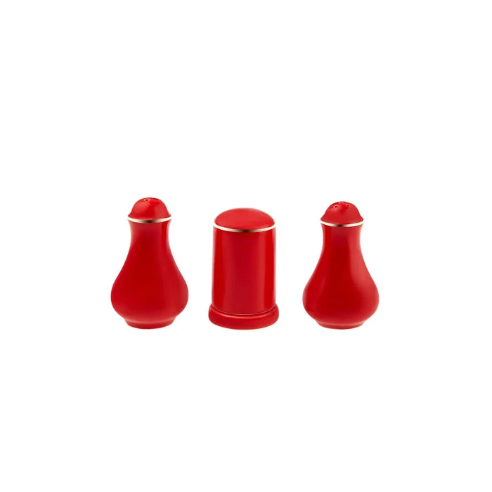 Service de table Karaca New Noble pour 12 personnes, 58 pièces, rouge