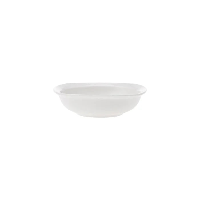Service de table Karaca New Suha en porcelaine pour 12 personnes, 60 pièces carrées/rectangulaires, couleur crème