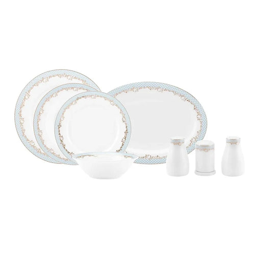 Service de table Karaca Rocco pour 12 personnes, 56 pièces, New Generation Bone