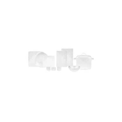 Service de table Karaca Seha pour 12 personnes, 60 pièces, couleur crème
