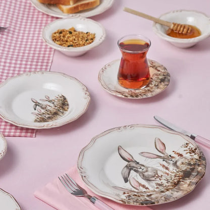 Service Petit Déjeuner Karaca Bunny pour 4 personnes, 12 pièces