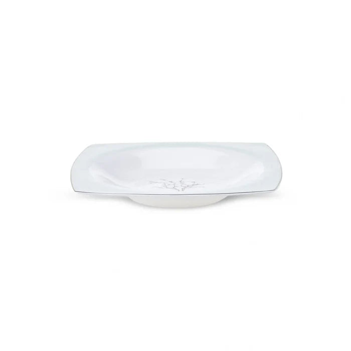 Service Petit Déjeuner Karaca Fine Pearl Banyan pour 6 personnes, 26 pièces carrées/rectangulaires