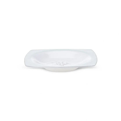 Service Petit Déjeuner Karaca Fine Pearl Banyan pour 6 personnes, 26 pièces carrées/rectangulaires