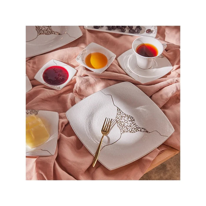 Service Petit Déjeuner Karaca Fine Pearl Era pour 6 personnes, 26 pièces